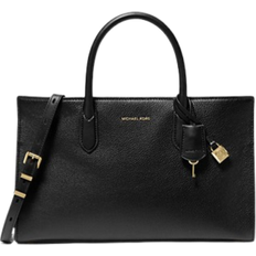 Michael Kors Scarlett Medium Leather Satchel - Black