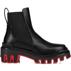 Leather Chelsea Boots Christian Louboutin Marchacroche Dune - Black