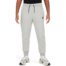 Pants Nike Big Kid's Sportswear Tech Fleece Joggers - Dark Grey Heather/Black/Black (HV6169-063)