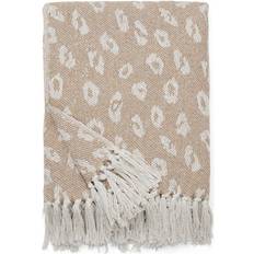 Fiber Blankets Dunelm Leopard Blankets Natural (180x130cm)