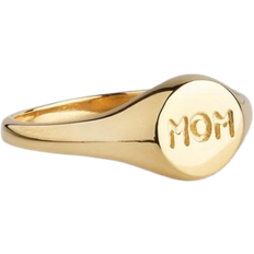 ENAMEL Copenhagen Ringe ENAMEL Copenhagen Mom Signet Ring - Gold