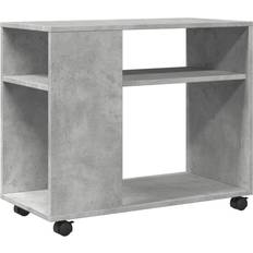 VidaXL Rectangular Small Tables vidaXL 853149 Concrete Grey Small Table 35x70cm