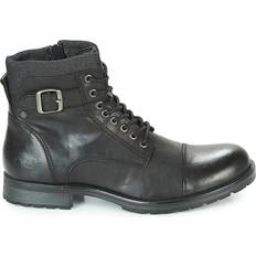 Man - Ritssluiting Schoenen Jack & Jones Albany Leather Zwart