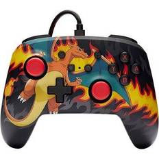 Gelb Game-Controllers PowerA Enhanced Wired Switch Controller - Charizard Firestorm