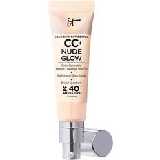 Sulfatfri CC-creams IT Cosmetics CC+ Nude Glow Lightweight Foundation + Glow Serum SPF40 Fair Light