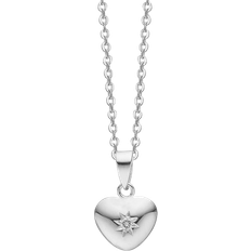 Aagaard Smykker Aagaard Heart Pendant - Silver/Diamond