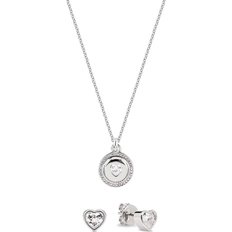 Celebrate Jewelry Set - Silver/Transparent