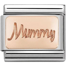 Nomination Charms & Pendants Nomination Composable Classic Link Mummy Charm - Silver/Rose Gold