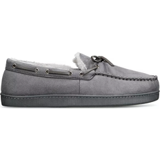 Plastic Low Shoes Club Room Faux-Suede Moccasin - Grey