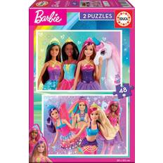 Barbie Klassiske puslespil Educa Barbie 2x48 Pieces