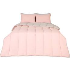 OHS B0CZ9S7RCF Double Duvet Cover Grey, Pink (200x200cm)