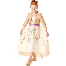 Guld Dragter & Tøj Kostumer Rubies Girl's Disney Frozen 2 Anna Deluxe Prologue Dress