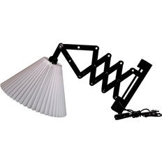 Saxlampe Alpe Design Saxlampe Sort/Hvid Vægarmatur ∅ 33cm