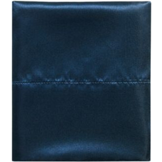 Satin Bed Sheets Madison Park Essentials Luxury Bed Sheet Blue (274.3x259.1cm)