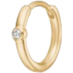 Diamanter Øreringe Julie Sandlau Purity Mini Hoop - Gold/Diamond