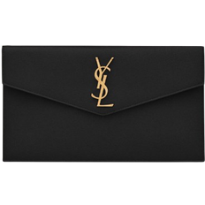 Solid Colors Clutches Saint Laurent Uptown Pouch - Black