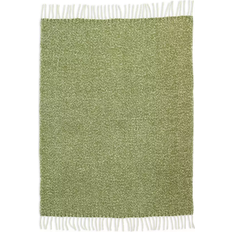 Acrylic Blankets Habitat Faux Mohair Blankets Green (150x125cm)