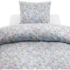 Unicorn sengetøj Unicorn Single Dynebetræk Blå (210x150cm)