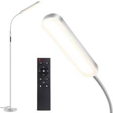 Remote Control Floor Lamps & Ground Lighting OUTON Adjustable Modern LED Silver/Grey Floor Lamp 174cm