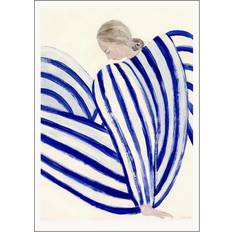 Poster frame Poster & Frame Blue Stripe At Concorde Dark Blue/Light Beige Plakat 30x40cm