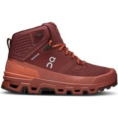 Cap Toe Hiking Shoes On Cloudrock 2 Waterproof W - Beet/Auburn