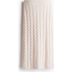 H&M Rosa Kjolar H&M Cable Knit Skirt - Blekrosa