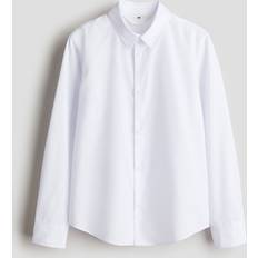 Vita Skjortor Barnkläder H&M Easy Iron Skjorta - Vit