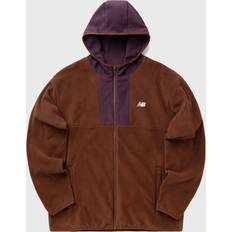 New Balance Outerwear New Balance Polar Fleece Hooded Jacket - Brown