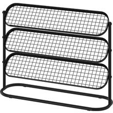 Stål Skoställ IKEA ÄLGANÄS Skohylla Svart 76 x 24 x 59 cm Skoställ 76x59cm