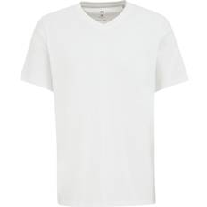 Høj krave Bluser Calvin Klein Jeans Ribstrikket Og Hvid Top Med Høj Hals
