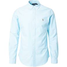 Maille Chemises Icon Logo Pique Shirt - Light Blue Marl