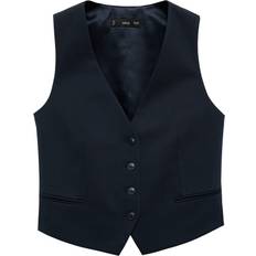 Polyester - Women Suits Mango Suit Waistcoat Co-Ord - Navy