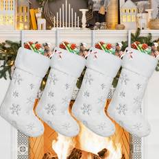 Temu Christmas Stockings 20 Inch Set of 4 Stocking