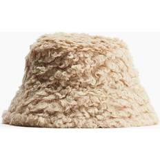 H&M Fluffy Bucket Hat - Beige