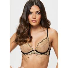 Gold - Women Underwear Ann Summers Stardom Non-Padded Plunge Bra - Silver