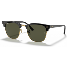 Ray-Ban Herren - Schwarz Sonnenbrillen Ray-Ban Clubmaster Sonnenbrille mit Sehstärke - Schwarz/Gold