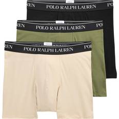 Polo Ralph Lauren Stretch Cotton Boxer Brief - Khakifärgade/Beige/Svarta