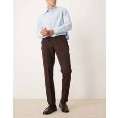 Adult - Chinos Trousers ASOS DESIGN Smart Slim Fit Trousers - Brown