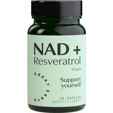 Great Earth NAD+ Resveratrol Kapslar 30 st