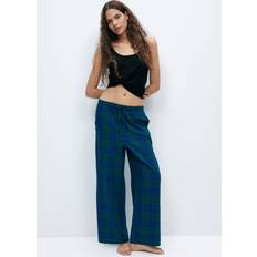 Pajamas H&M Flannel Pyjama Bottoms - Blue