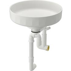 Tvättställ utan blandarhål IKEA Tvättställ F Bänkskiva 38 x 14 cm