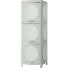 Gröna Förvaringsskåp IKEA Ivösjön Skåp Med Dörrar 33 x 34 x 99 cm Förvaringsskåp