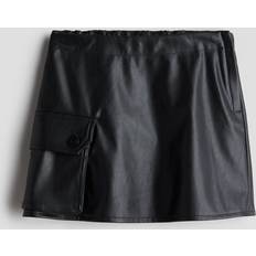 H&M Coatad Kjol - Svart