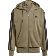 Donna - Verde Maglioni Felpa Con Cappuccio Essentials French Terry Full-Zip - Olive Strata/Black