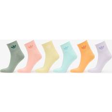 Pink Socks Mid Ankle Socks 6 Pack - Black