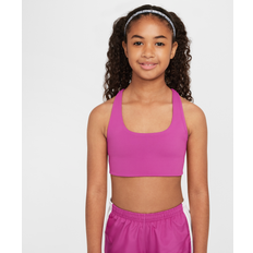 Purple Bralettes Children's Clothing Girls' One Sports Bra - Hot Fuchsia/White