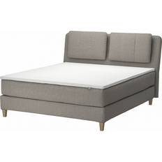 IKEA 180cm Kontinentalsängar IKEA Lillfjället 180x200 cm Beige Kontinentalsäng