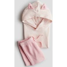 18-24M Övriga sets Barnkläder H&M Baby Frotté Set - Rosa