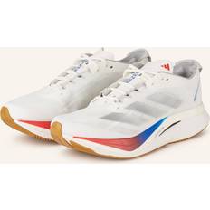 Vrouw - adidas adiZero Hardloopschoenen Adizero Boston 12 Schoenen - Core White/Matte Silver/Pure Ruby