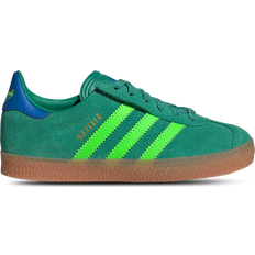 adidas Gazelle Comfort Closure Elastic Lace Schuhe - Blau/Grün/Neongrün